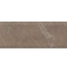 Бордюр Kerama Marazzi Серенада бежевый темный глянцевый обрезной 30х12 см BDA027R