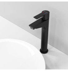 Смеситель для раковины Laparet Alamera высокий черный N2016229LPT