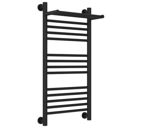 Полотенцесушитель водяной Сунержа Богема+ с 1 полкой 400x800 мм матовый черный 31-0223-8040