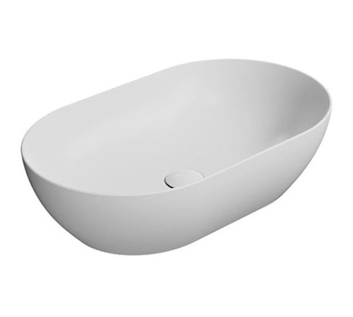 Раковина-чаша накладная GSI Pura 600х370 мм белый матовый 883409