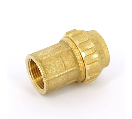 Муфта обжимная Tiemme 3400 25 мм х 3/4 ВР латунная 3400010