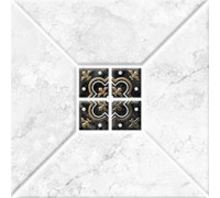 Декор Керамин Риальто 1 тип 2 золото 20х20 см х9999211223