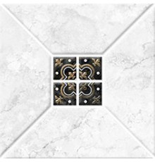 Декор Керамин Риальто 1 тип 2 золото 20х20 см х9999211223