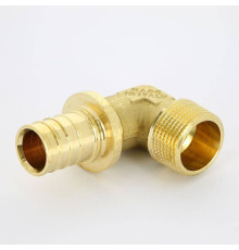 Угол аксиальный Uni-Fitt 25x3/4 НР латунь 745G8300