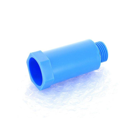 Заглушка монтажная Uni-Fitt 1/2 наружная резьба синяя 608B2000