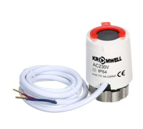 Привод термоэлектрический Kromwell KW.TH 3A-230NC 230 В нормально замкнутый KW.TH 3A-230NC