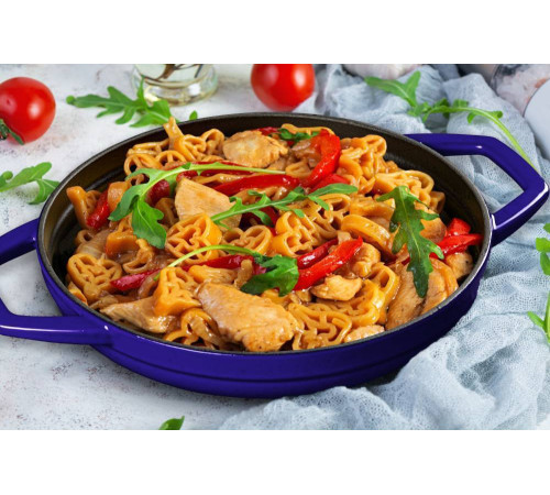 Сковорода с двумя ручками Hascevher KTV 22 см Parliament Blue A621322