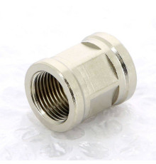 Муфта резьбовая Uni-Fitt никелированная ВР 3/8 602N1100
