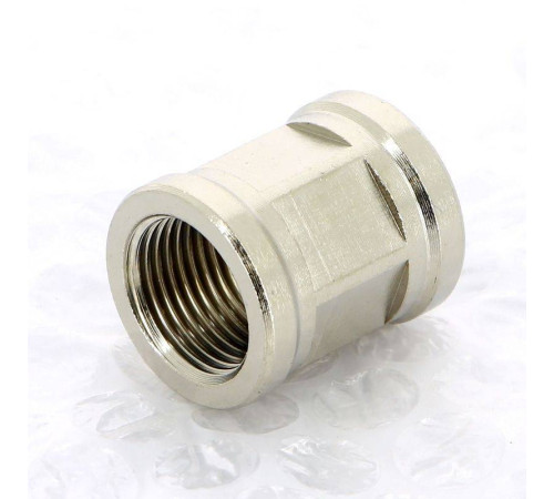 Муфта резьбовая Uni-Fitt никелированная ВР 3/8 602N1100