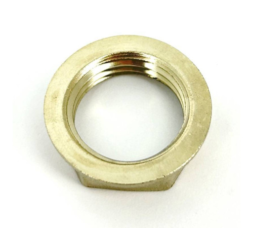 Контргайка с бортиком LD Pride 1/2 никелированная LD.67.508.15