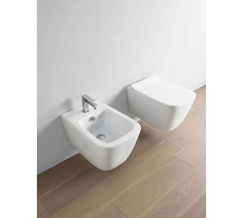 Биде подвесное Artceram A16 520х360 мм белое глянцевое ASB001 01 00