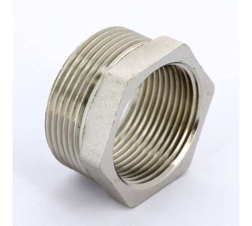 Футорка никелированная Uni-Fitt 1 1/4x1 1/2 НВ 604N6500