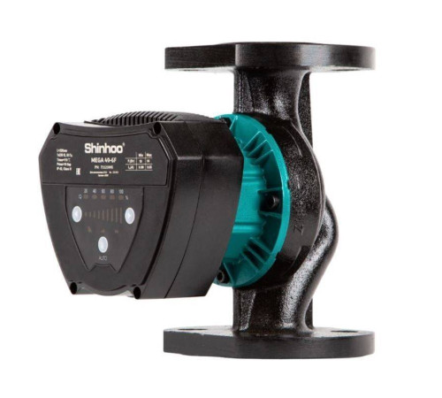 Насос циркуляционный энергосберегающий Shinhoo MEGA 32-8 с гайками 71121003