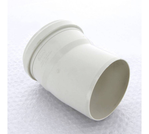 Отвод канализационный Sinikon Comfort 110x15° 504049.K