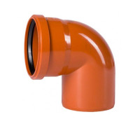 Отвод канализационный Ostendorf KG 110x87° 220240