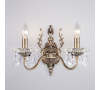 Бра с хрусталем 3281/2 античная бронза / прозрачный хрусталь