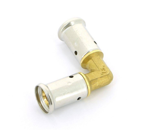 Угол пресс Henco 16x16 мм латунь 1P-1616