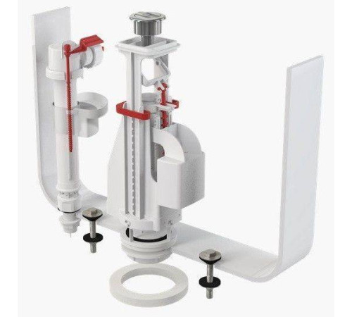 Выпускной комплект Alcaplast Aquatic с двойной кнопкой и впускным механизмом A17 1/2 хром SA08AS 1/2