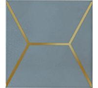 Декор Kerama Marazzi Витраж голубой 15х15 см OP\E181\17067