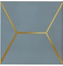 Декор Kerama Marazzi Витраж голубой 15х15 см OP\E181\17067