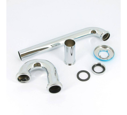 Сифон для умывальника Alcaplast A432 трубный латунный хром 1 1/4 х 32 мм A432