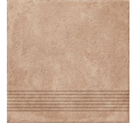 Ступень Cersanit Carpet темно-бежевая рельефная 29.8х29.8 см C-CP4A156D