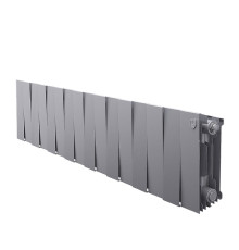 Радиатор биметаллический Royal Thermo PianoForte 200 Silver Satin 16 секций боковое подключение НС-1346025