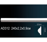 Молдинг Perfection AD312 полиуретановый 25х13х2000 мм AD312