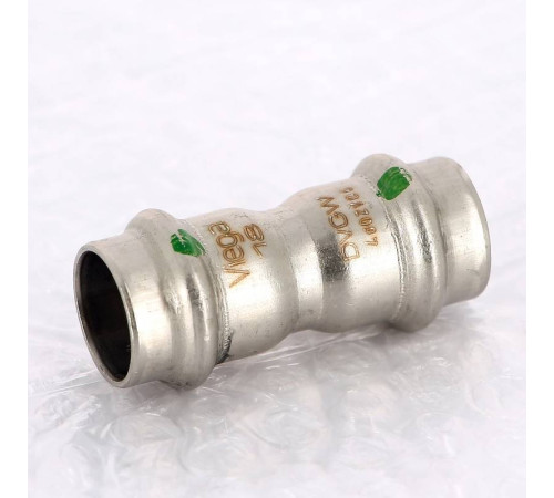 Муфта пресс Viega Sanpress Inox 18 мм нержавеющая сталь 436162