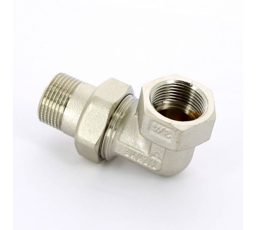 Разъемное соединение Tiemme 3/4 НВ угловое никелированное с прокладкой O-ring 1500244