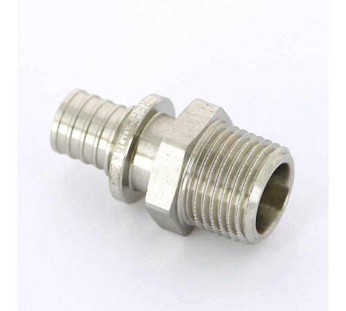 Муфта надвижная REHAU Rautitan SX 16х1 с наружной резьбой нержавеющая сталь 11377221001