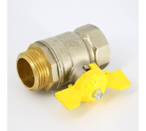 Кран шаровой для газа LD Pride 1 НВ полнопроходной бабочка 47.352.25