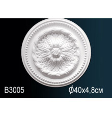 Розетка потолочная Perfect полиуретановая с орнаментом 310 мм B3005