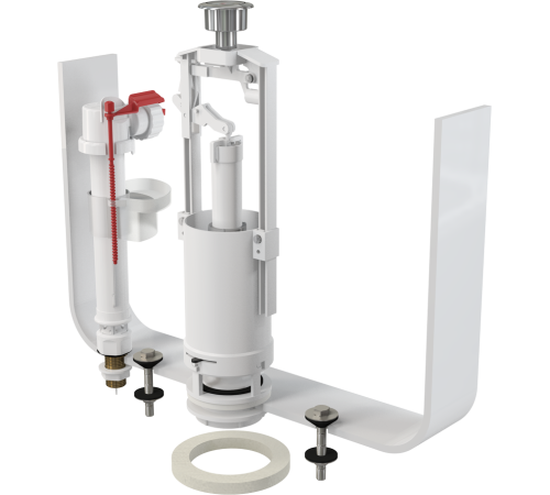 Выпускной комплект Alca plast со стоп-кнопкой и впускным механизмом A18 1/2 CHROM SA2000SK 1/2 CHROM