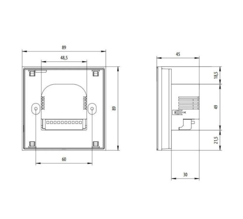 Регулятор электронный программный Varmann Vartronic сенсорный черный 703101
