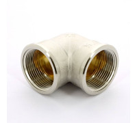 Угольник латунный никелированный Tiemme 1 1/4 ВР-ВР 1500353