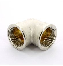 Угольник латунный никелированный Tiemme 1 1/4 ВР-ВР 1500353