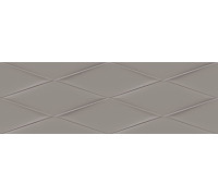 Плитка настенная Cersanit Vegas рельеф серый 25х75 см VGU092-53