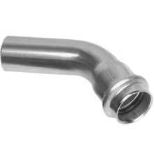 Пресс-угольник 45° Kromwell из нержавеющей стали раструб-труба 18х18 мм KW.SP958001818