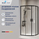 Душевой уголок RGW Passage PA-52B 800x800 мм черный 03085288-14