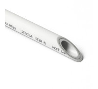 Труба полипропиленовая SINIKON DUO PN25 20x3.4 мм армированная алюминием 4 м серая 508215