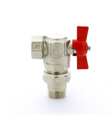 Кран шаровой ITAP IDEAL 3/4 НВ угловой с разъемным соединением бабочка 298