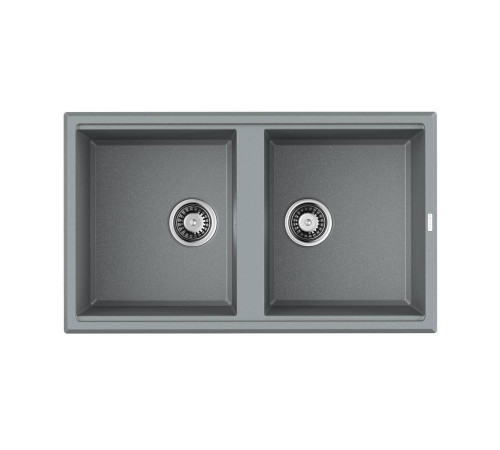 Кухонная мойка Omoikiri Tedori 86-2-GR 86x51 см leningrad grey 4993572