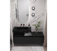 Раковина мебельная Armadi Art Flat 81х45.2х8 см прямоугольная nero 859-080-NM