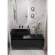 Раковина мебельная Armadi Art Flat 81х45.2х8 см прямоугольная nero 859-080-NM