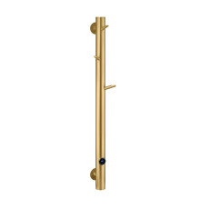 Полотенцесушитель электрический Boheme Oak 20.1х150 см нижнее подключение матовое золото 724-MG