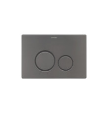 Кнопка смыва Boheme для инсталляции ультраплоская 2 режима нержавеющая сталь графит 649-GM