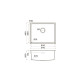 Кухонная мойка Omoikiri Tadzava 54-U/I Ultra-LG 54x44 см светлое золото 4993266