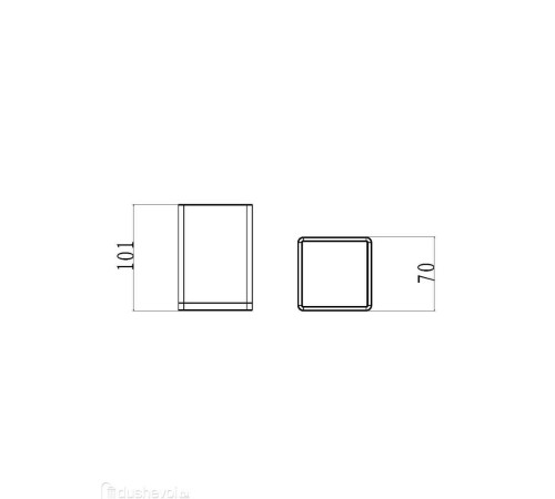 Стакан для зубных щеток настольный Boheme Venturo золото/черный 10961-B-G