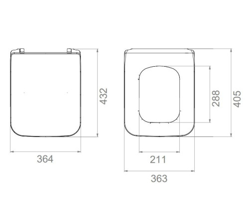 Крышка-сиденье для унитаза Allen Brau Liberty 36.4x43.2 см белая 4.33008.21